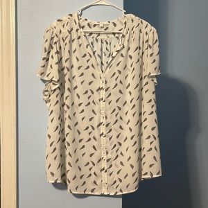 3X women’s sheer blouse